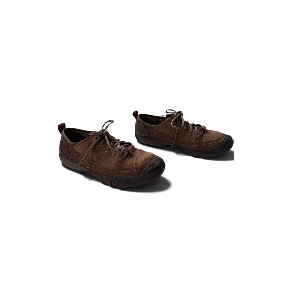 Merrell Brown Suede Leather Hiking Trail Shoes J55848 Womens 7.5 Outdoor